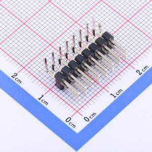 DZ254W-22-16-69 排针 间距:2.54mm 2x8P 弯插 方针 原装现货