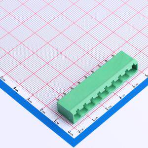 MX2EDGVC-5.08-GN01-09P-Cu-A 插拔式接线端子 5.08mm 1x9P 排数: