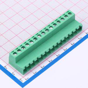 MX2EDGRK-5.08-GN01-15P-Cu-Y-A 插拔式接线端子 1x15P 5.08mm 排
