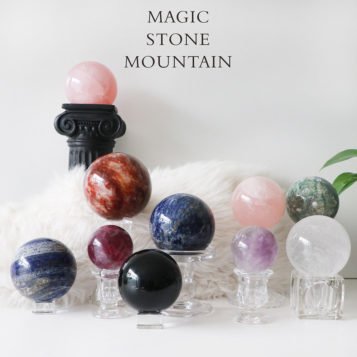 天然原矿粉水晶球黄水晶球冥想疗愈消磁客厅玄关高级摆件送礼,饰品/流行首饰/时尚饰品新,奇石,淘宝优惠券,粉丝福利购,淘宝优惠卷