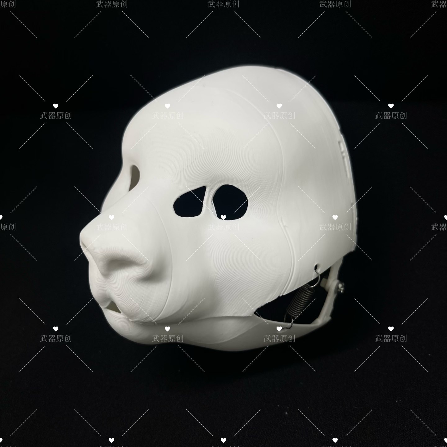 写实熊猫兽头头骨原创建模兽偶配件可动鄂下巴配牙齿头壳福瑞,模玩/动漫/周边/娃圈三坑/桌游,DIY手办/兵人/雕像,淘宝优惠券,粉丝福利购,淘宝优惠卷