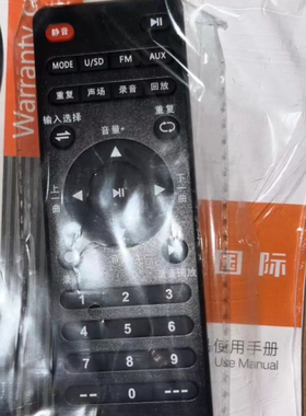 山水 松川国际 广场舞音响遥控器 原装