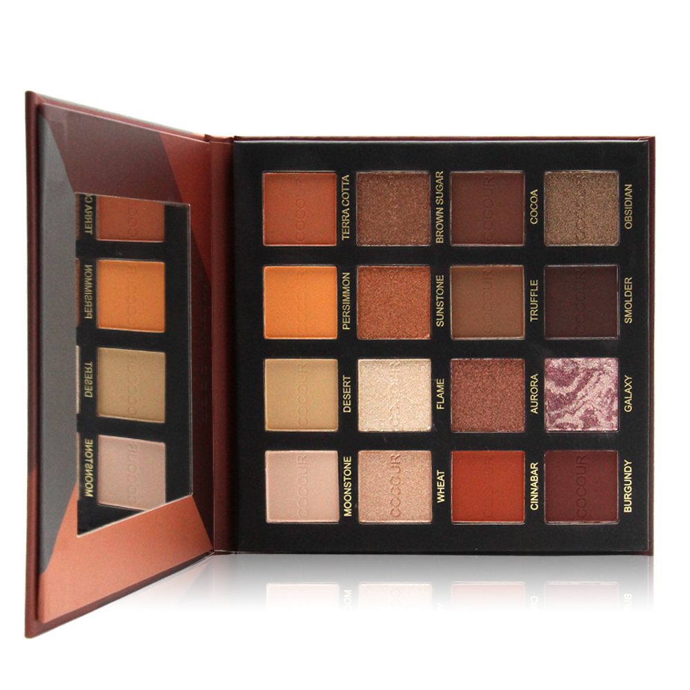 多种质地16色湿粉眼影盘