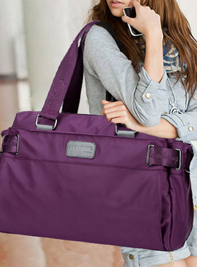 日韩版时尚女包休闲布包斜跨大包包手提单肩尼龙包健身运动旅行包