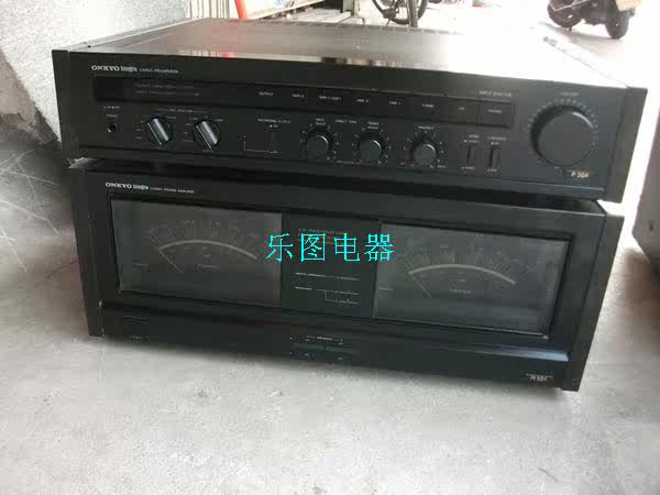 二手日本原装onkyo/安桥 次旗舰 P-304 M-504前后级大功率功放