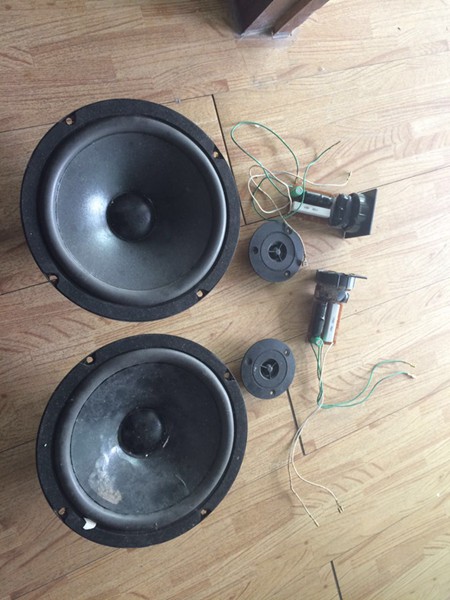 原装正品 JBL 800书架音箱8寸低音 拆机高低音喇叭 分频器一套