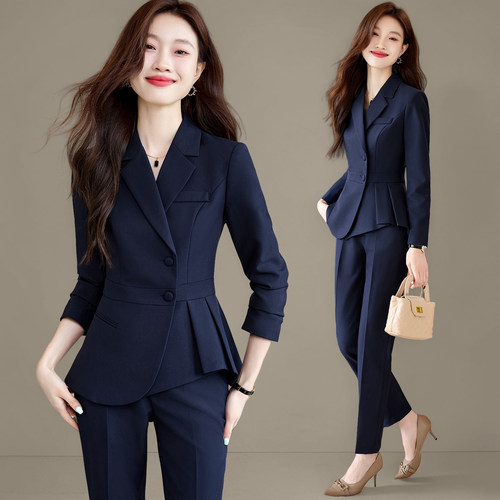 职业西装套装女秋冬女神范工作服