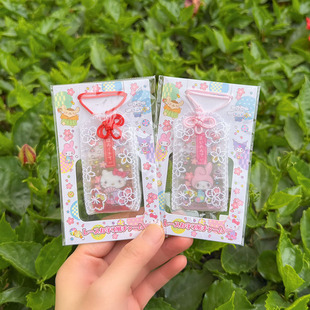 现货日本Sanrio三丽鸥hellokitty蕾丝御守包小挂件钥匙扣手机链