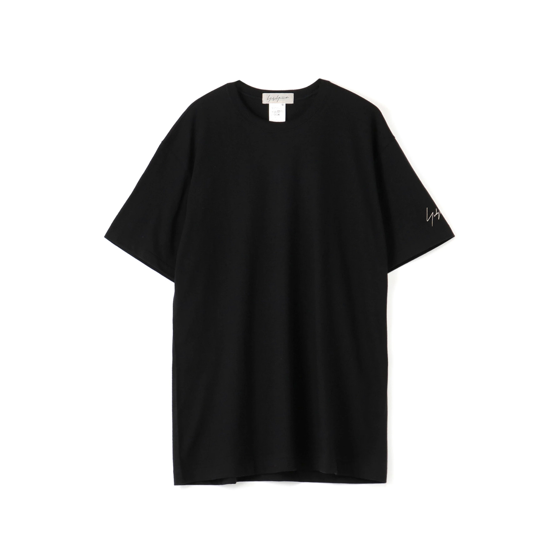乙丿乙乀03 yohji yamamoto山本耀司签名logo印花大码黑白t恤tee