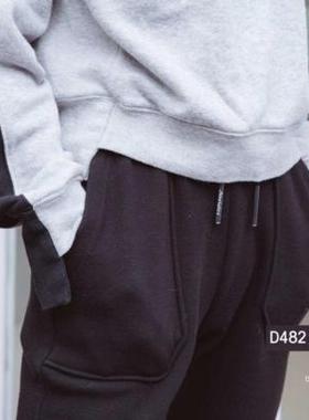 特价D482超人气cp女休闲裤保暖加绒系带收脚运动裤外穿宽松特价
