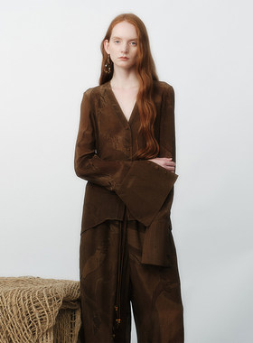 【现货】UNCHATGRIS 26SS 春夏新款后背镂空衬衫 DOUBLEBOO