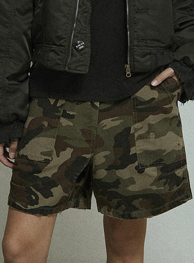 【现货】WKND PROJECT 26SS 春夏新款迷彩短裤 DOUBLEBOO