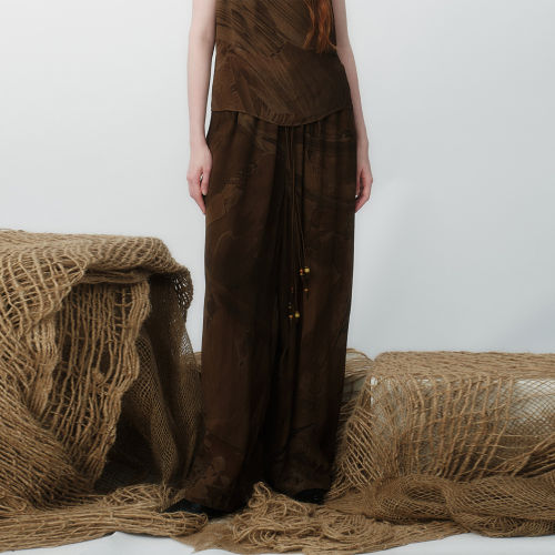 【现货】UNCHATGRIS 26SS 春夏新款印花休闲裤 DOUBLEBOO