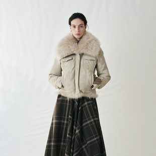 现货 毛领羽绒夹克 CELLO 25FW DOUBLEBOO SONATA