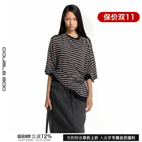 【现货】MARRKNULL 26SS Dislocation双面穿T恤 DOUBLEBOO