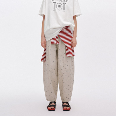 【现货】ICE DUST 26SS 春夏新款小花休闲裤 DOUBLEBOO