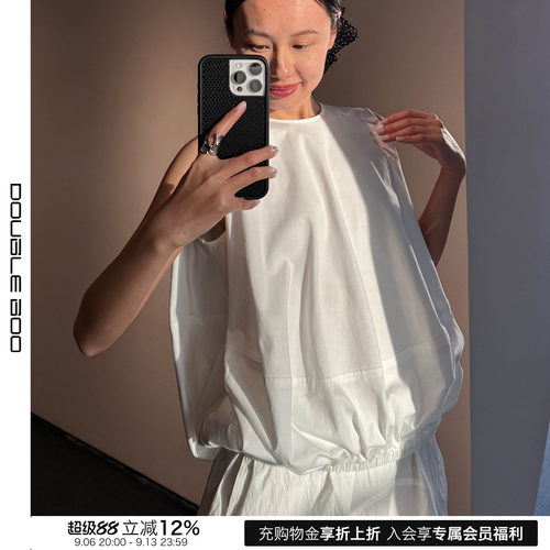 【现货】MELITTA BAUMEISTER 26SS 春夏新款茧型上衣 DOUBLEBOO