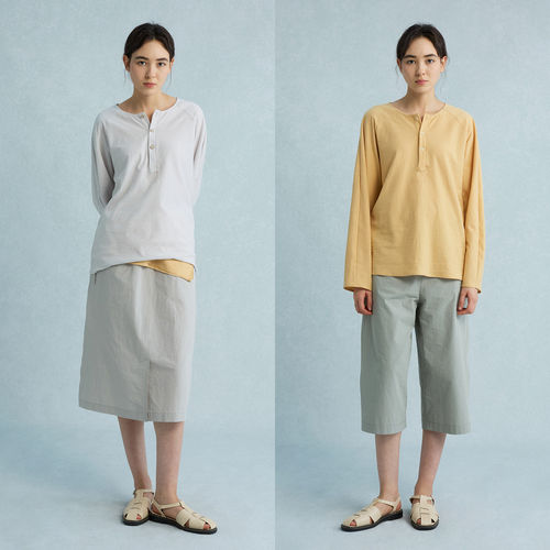 【现货】the dressmaker 26SS 新款polo领长袖 DOUBLEBOO
