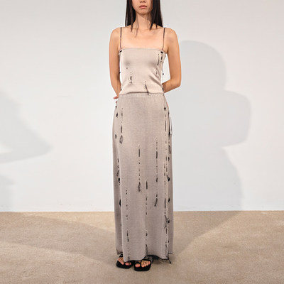 【现货】SWAYING 26SS 春夏新款线迹海螺半裙背心 DOUBLEBOO