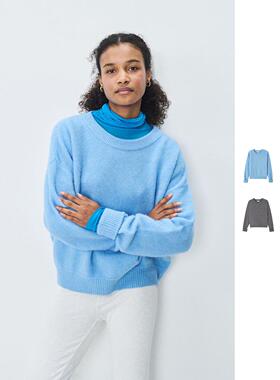 【现货】American Vintage 25SS 套头圆领毛衣针织衫女 DOUBLEBOO