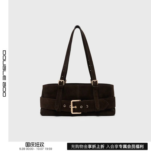 【现货】LOST IN ECHO 新款复古皮带扣法棍小包 DOUBLEBOO