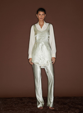 【现货5折】Paris Georgia 24AW 背心衬衫式连衣短裙 DOUBLEBOO