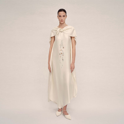 【现货】SWAYING 26SS 春夏新款V领云肩连身长裙 DOUBLEBOO