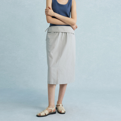 【现货】the dressmaker 26SS 春夏新款腰部翻折半身裙 DOUBLEBOO
