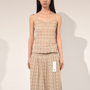 现货 折纹吊带背心 SWAYING 春夏新款 DOUBLEBOO 26SS