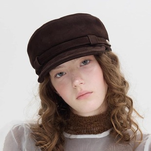 Hat Brown 25AW 易梦玲同款 DOUBLEBOO 哈珀报童帽 现货