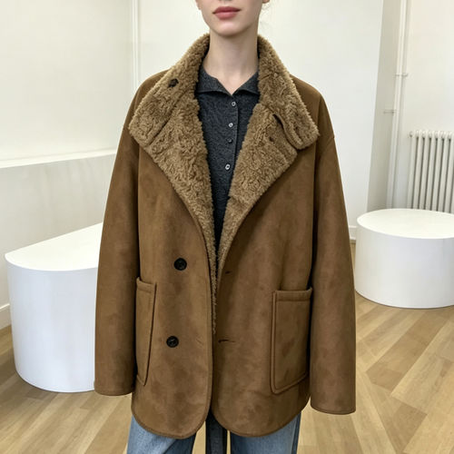 【现货】LOW CLASSIC 26FW 新款双面穿羊羔毛夹克 DOUBLEBOO
