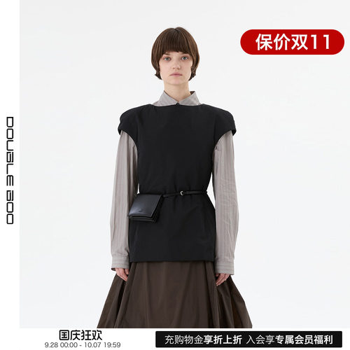【现货】AMOMENTO 25AW 章若楠同款迷你连衣裙 DOUBLEBOO