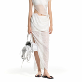 现货 MARRKNULL 26SS 串珠半身裙 DOUBLEBOO