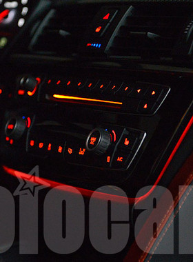 宝马F3x 3系4系/F8x M3 M4 LCI后期小改款钢琴亮黑音响框氛围灯