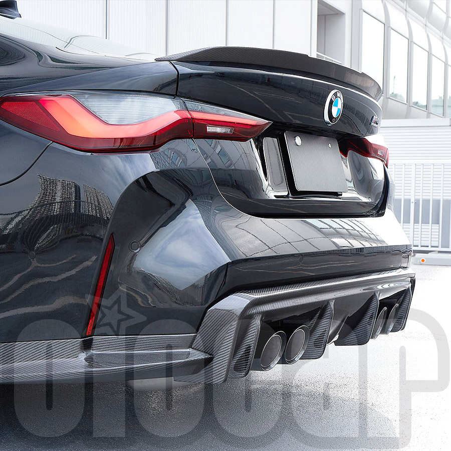 oiomotors后杠包角干碳纤维3D款