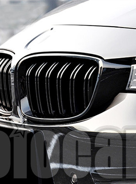 适用于宝马4系F32 F33 专用 Performance款M4样式双格栅亮黑中网