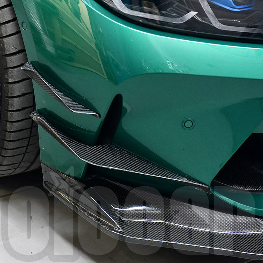 适用于宝马 G80 M3 G82 M4 改装oiomotors v2 干碳纤维材质侧风刀