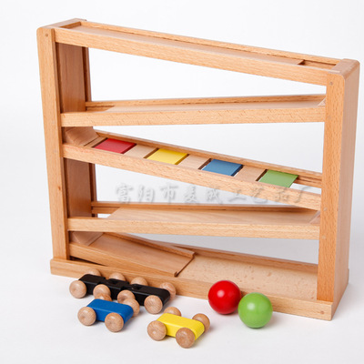 实木蒙氏滑行轨道车视觉追踪