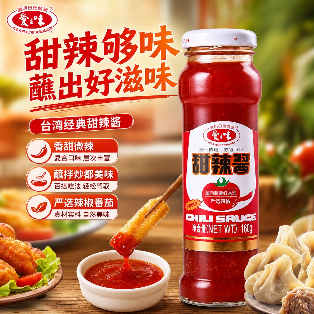正宗台湾闽南爱之味甜辣酱图片