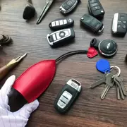 Đa năng làm bằng tay da lộn túi chìa khóa túi nữ xe chìa khóa kéo xe móc khóa nam lưu trữ chìa khóa - Trường hợp chính