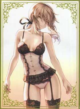 蓝海卡牌Fate FGO内衣黑Saber阿尔托莉雅潘德拉贡C95会场限定卡套