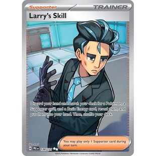 手法Larry 美版 英文PTCG寶可夢卡牌棱鏡進化PRE 139青木 Skill