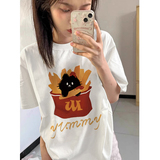 T0207-P25抖音春夏新款纯棉短袖T恤潮，女装T恤，星座617A-2