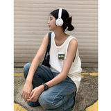 TB0971-P25男女款春夏季宽松纯棉印花无袖背心女，男装背心/马甲，星座617A-2