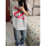 T0278-P252024抖音春夏新款纯棉短袖T恤，女装T恤，星座617A-2