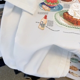 T0263-P25美式复古图案印花精梳纯棉夏装短袖T恤女宽松韩版，女装T恤，星座617A-2