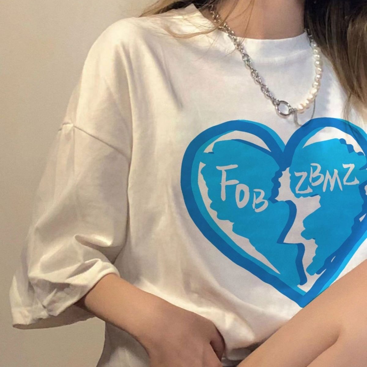 T084-P25纯棉短袖T恤宽松百搭美式潮牌男女同款休闲上衣,女装T恤,星座617A-2