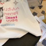 T018-P25短袖T恤女修身天使猫咪可爱印花纯棉T，女装T恤，星座617A-2