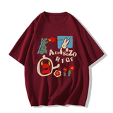 T0348-P30春夏新款纯棉短袖T恤潮情侣同款宽松版，女装T恤，星座617A-2