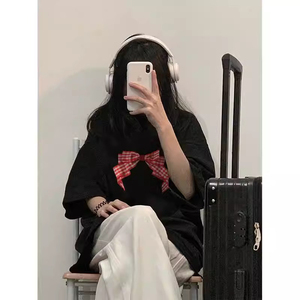 T015-P25 抖音 春夏新款纯棉短袖T恤女图片